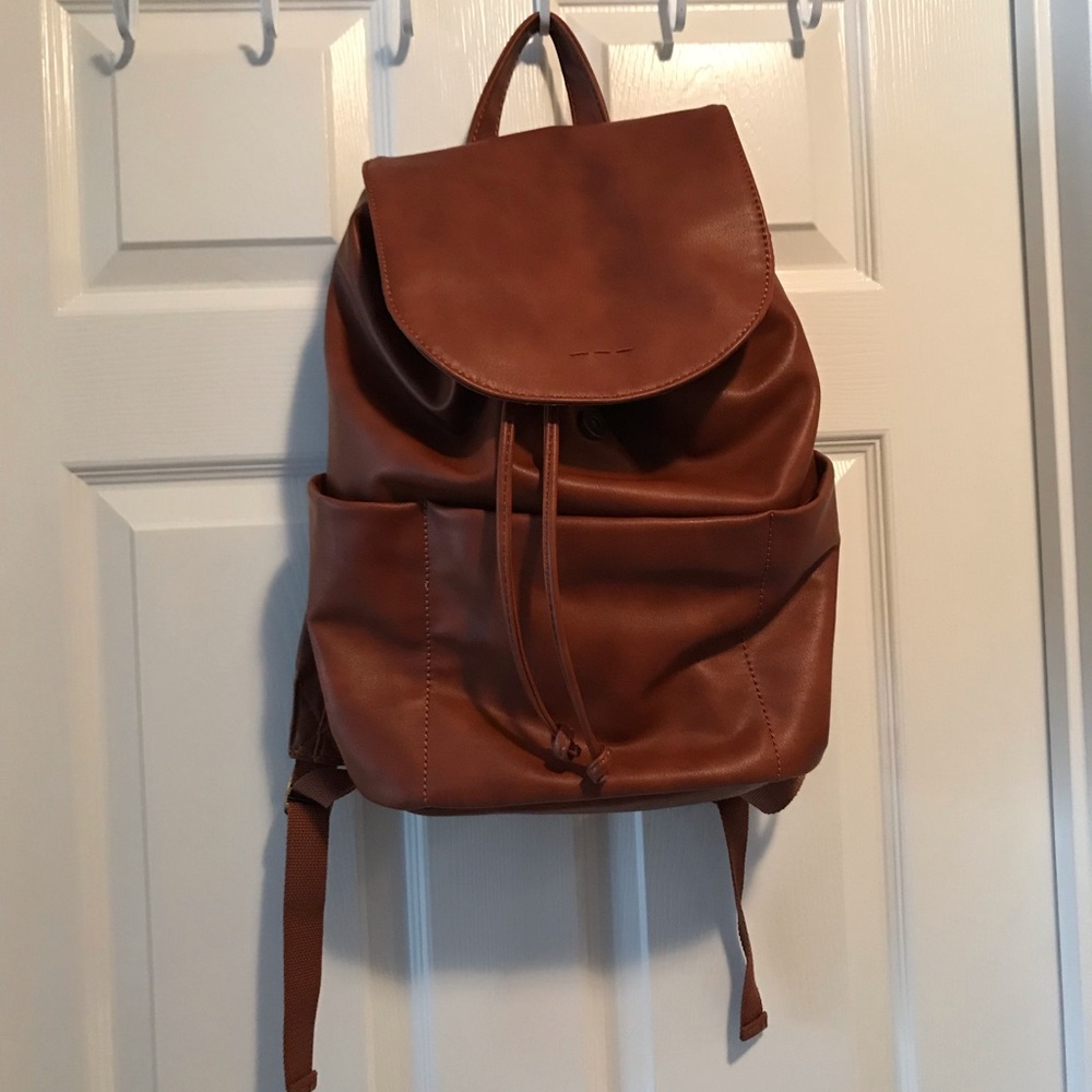 Cognac Rowan Soft Backpack